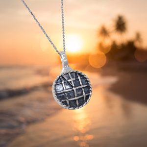 Sterling Silver Pie Pendant (Does not include chain)